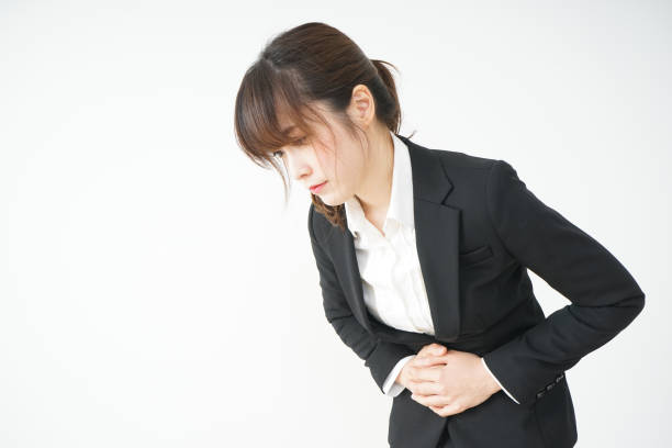istock Young Woman suffer from stomachache 666175772