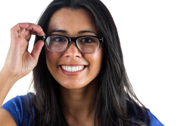 istock Nerdy woman wearing glasses 666187196
