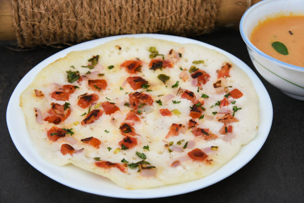 istock South Indian breakfast Oothappam or Dosa 666193666