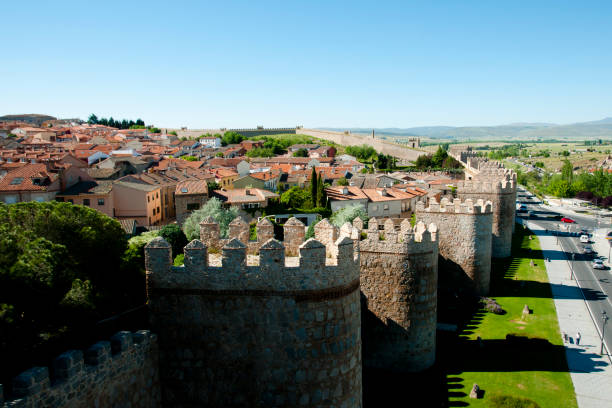 istock Wall of Avila - Spain 666202532