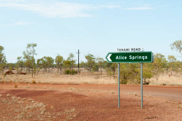 istock Alice Springs Road Sign - Australia 666202570