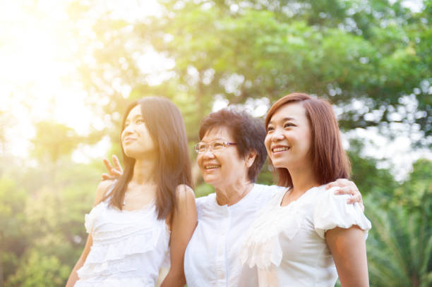 istock Asian mother and grown daughters 666214378