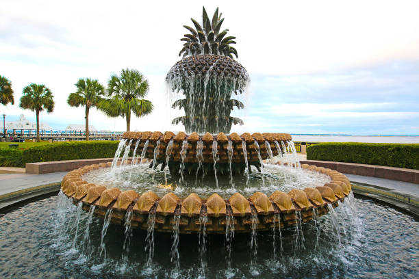 istock Charleston Pineapple Fountain 666222768