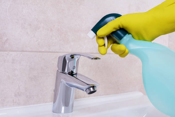 istock Cleaning the water tap 666249266
