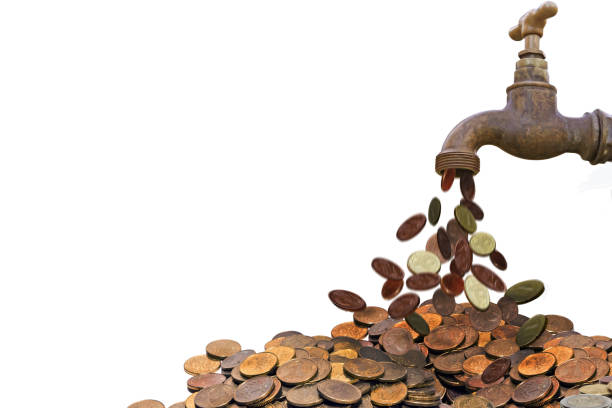 Golden coins Background
