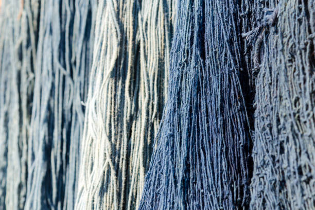 Colorful organic cotton yarn