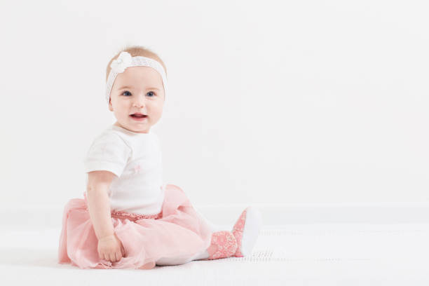happy little girl indoor