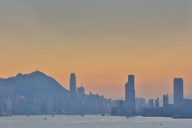 kwun tong district view Hong kong at 2017