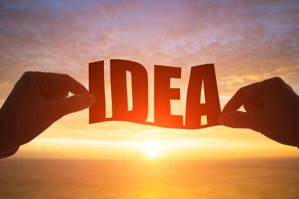 istock silhouette of idea word 666296570