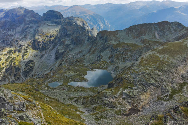 istock Amazing Panorama from Malyovitsa peak, Rila Mountain 666299958