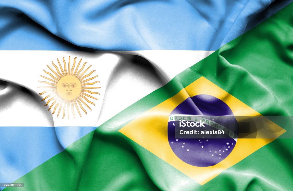 Bandera De Brasil Y Argentina Foto de stock y más banco de imágenes de  Argentina - Argentina, Brasil, Bandera - iStock