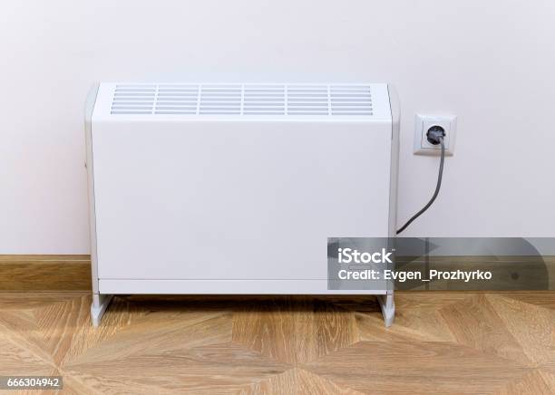 Modern Electric Heater In The House Stock Photo - Download Image Now - Electric Heater, Radiator - Heater, Electrical Equipment