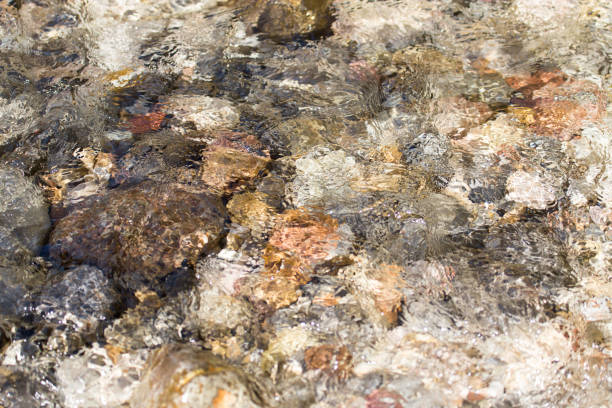 istock Stones in the water in a river 666306646