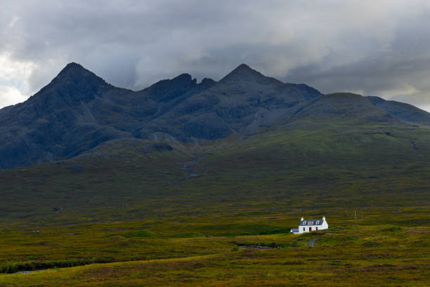 istock Misty Isle of Sky mountains 666314750