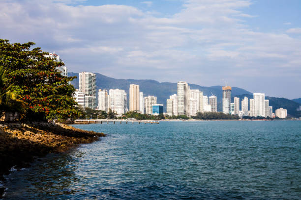 istock Metropolitan George Town city, Penang 666319630