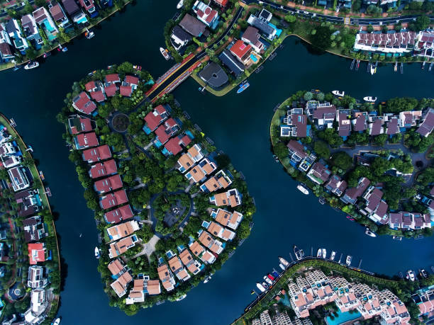 istock Singapore Residential Area aerial view 666322746
