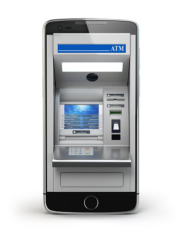Omgekeerde Haiku overdracht Mobile Online Banking And Payment Concept Smart Phone As Atm Stock  Illustration - Download Image Now - iStock