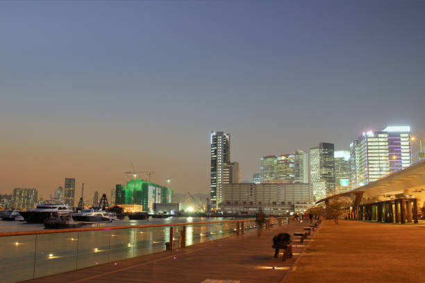 the Kwun tong promenade, hong kong 2017