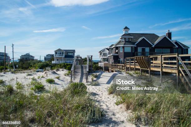 Beach Houses Summer In The Hamptons New York City Usa Stock Photo - Download Image Now