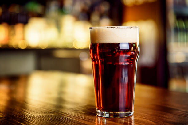 istock A glass of dark beer on counter 666343194