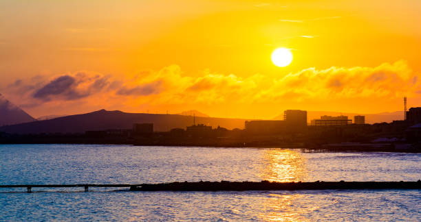 Beautiful colorful sunset