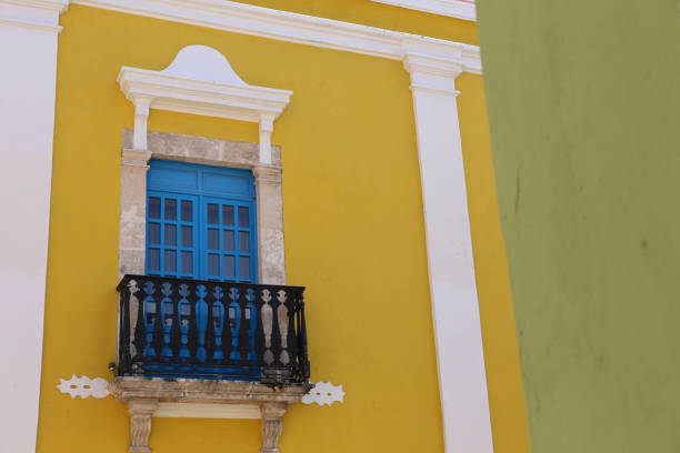 Campeche City in Mexico colonial architecture