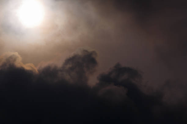 istock Sunrise in the clouds at Crimea 666352914