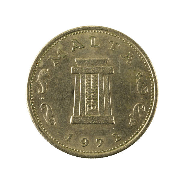 istock 5 maltese cent coin (1972) isolated on white background 666362022