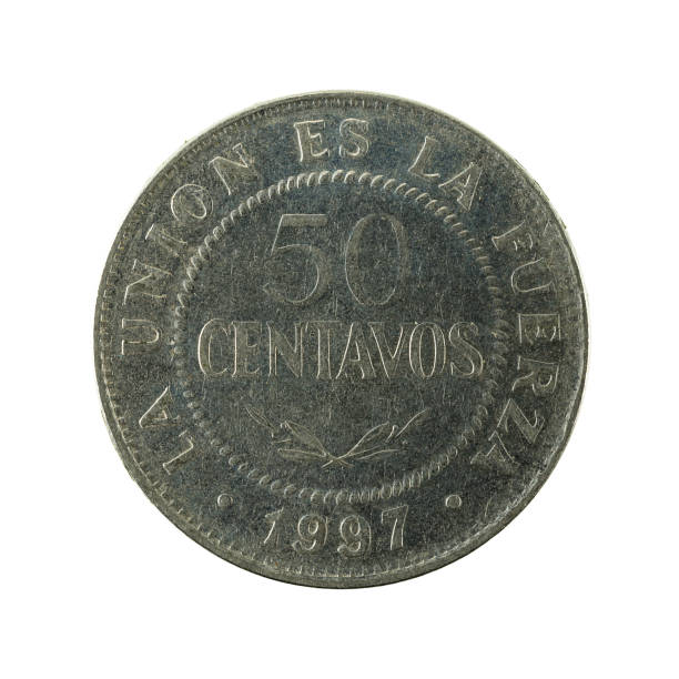 istock 50 bolivian centavo coin (1997) obverse isolated on white background 666362732