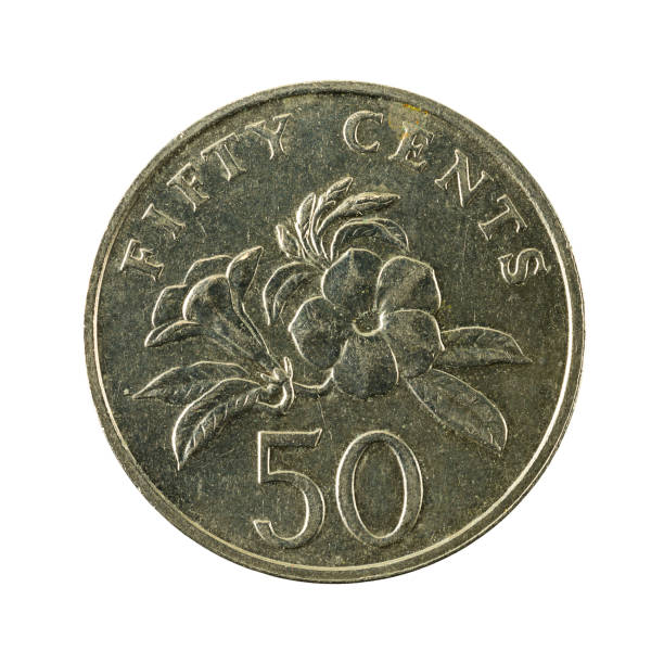 istock 50 singapore cent coin (2007) obverse isolated on white background 666363056