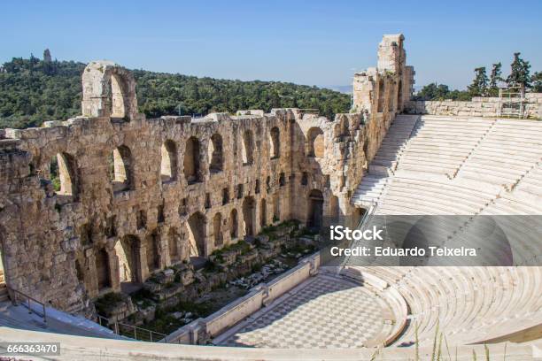 Odeon Of Herodes Atticus Stock Photo - Download Image Now - Greece, Horizontal, No People