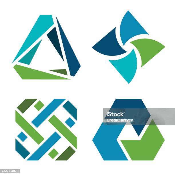 Design Elements Stock Illustration - Download Image Now - Logo, Abstract, Symbol