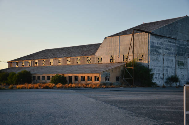 Nicosia, Cyprus - July 21, 2013: The abandoned Nicosia airport in the buffer zone which stayed as is since the 1974 Turkish invasion. Photo is showing the building which is now destroyed.