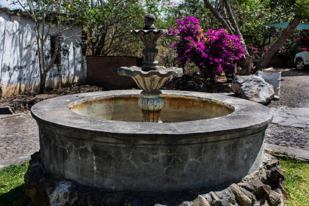 istock Old fountain in the Hacienda 666373580