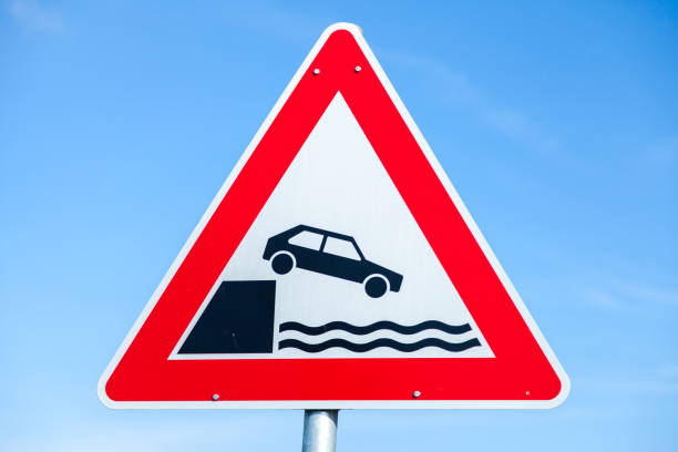 istock german warning street sign for riverside 666383260
