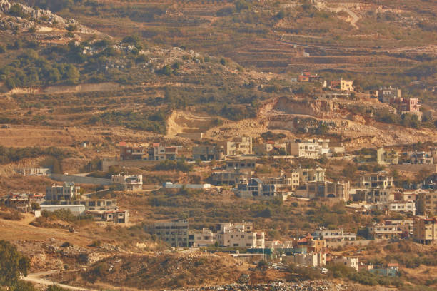 istock Golan villages at north Israel, aerial view 666383434