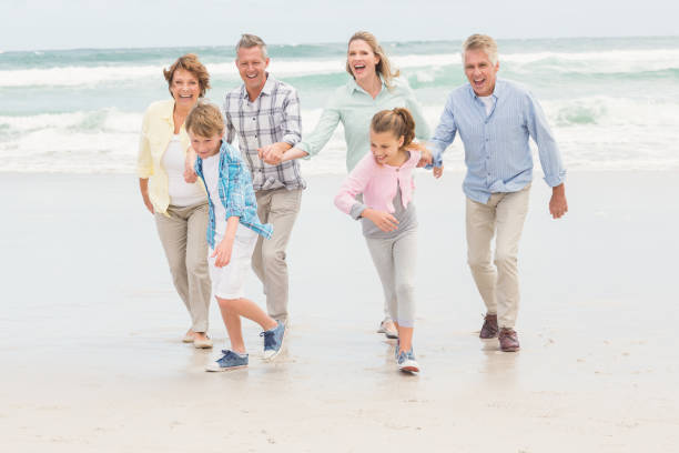 istock Multi generation family all together 666389658