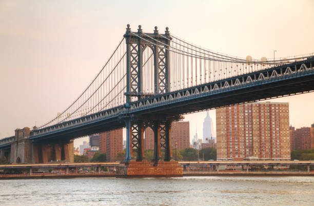 istock Manhattan bridge in New York City 666389852