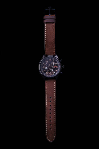 istock watch expedition arrow with brown leather strap 666392394
