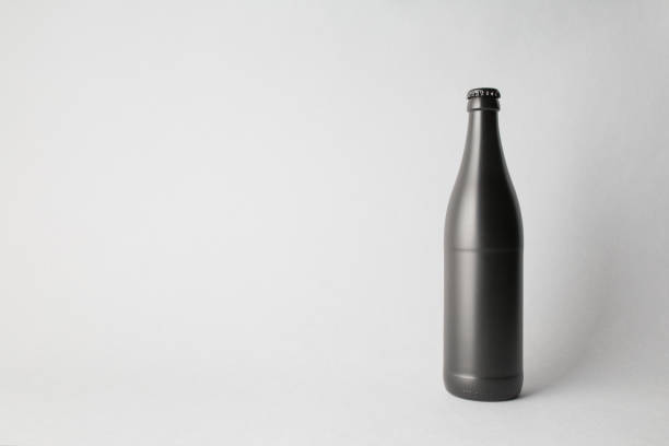 istock Bottle of beer on stage, Mock-up. 666394658
