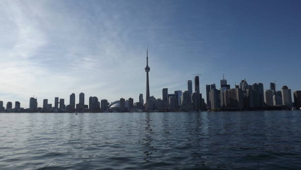 istock CN Tower view from Toronto Islant Lake Ontario 666476364
