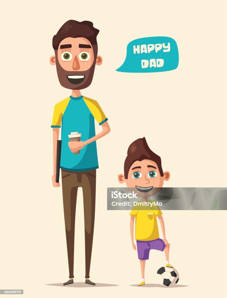 Ilustración de Carácter De Papá Y Los Niños Vector Ilustración De Dibujos Animados y más Vectores Libres de Derechos de 8-9 años - iStock Ilustración de Carácter De Papá Y Los Niños Vector Ilustración De Dibujos Animados y más Vectores Libres de Derechos de 8-9 años - iStock