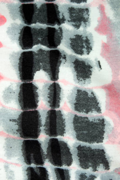 istock Colorful tie dyed fabric 666492634