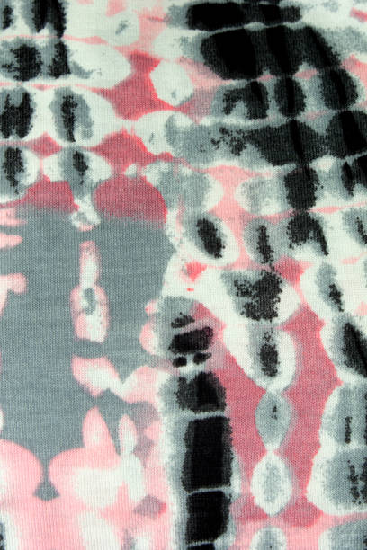 istock Colorful tie dyed fabric 666492640