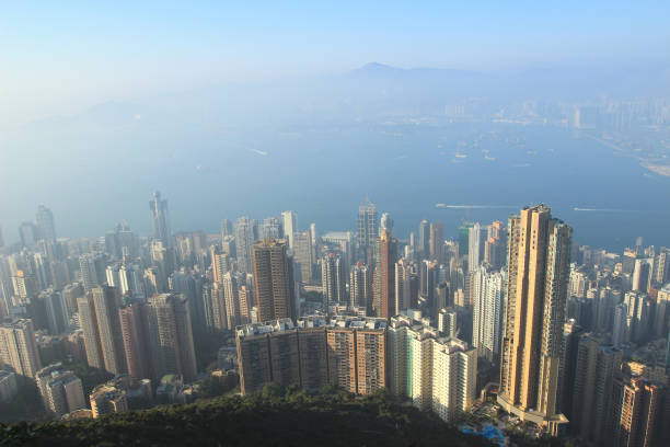 istock skyscrapers from Lugard Road Lookout 666513184
