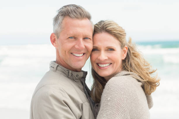 istock Happy couple holding each other 666514326