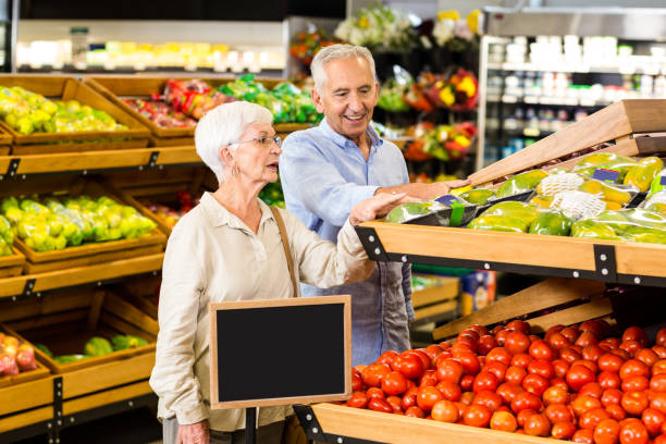 istock Senior couple doing some shopping together 666523702