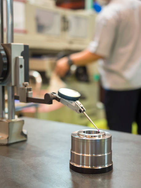 istock operator inspection dimension of cnc turning parts 666530694