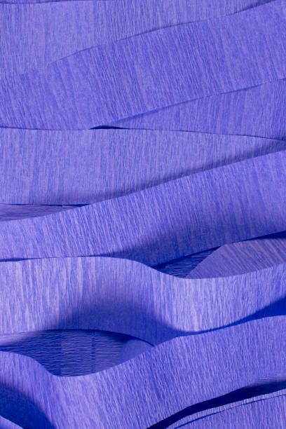 istock Blue Crepe paper streamers 666533624