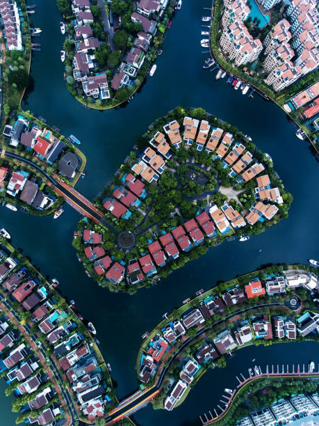 istock Singapore Residential Area aerial view 666533708
